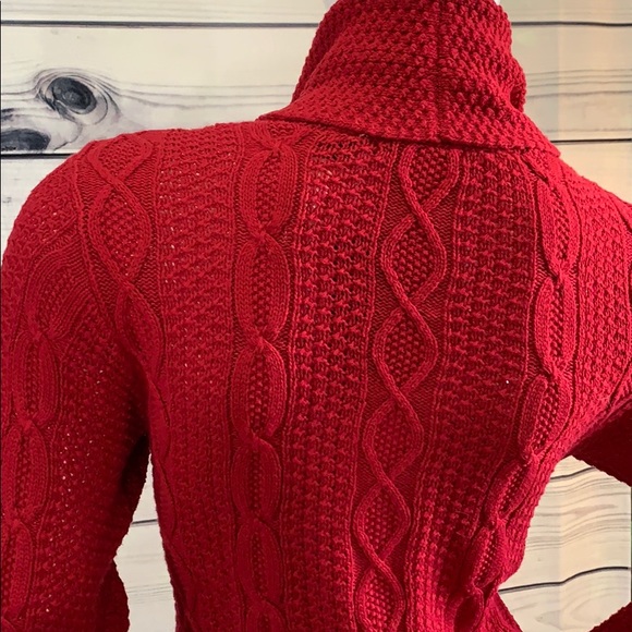 S0LD——Jeanne Pierre cowl neck knit sweater top - Picture 9 of 9